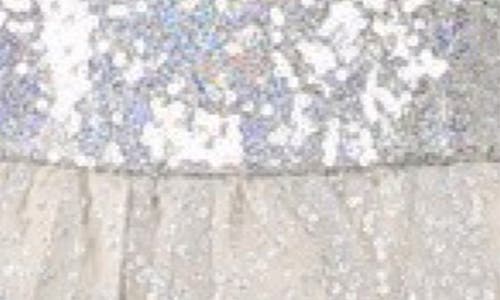 Zunie Kids' Sequin Dress In Neutral