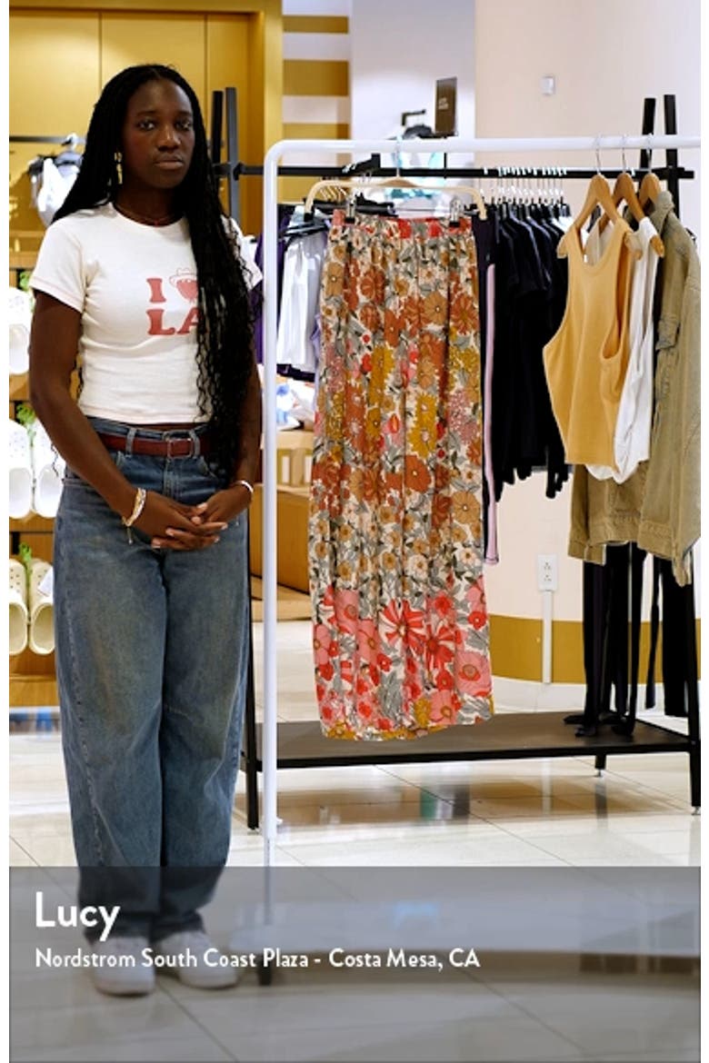 Hart High Waist Floral Wide Leg Pant video