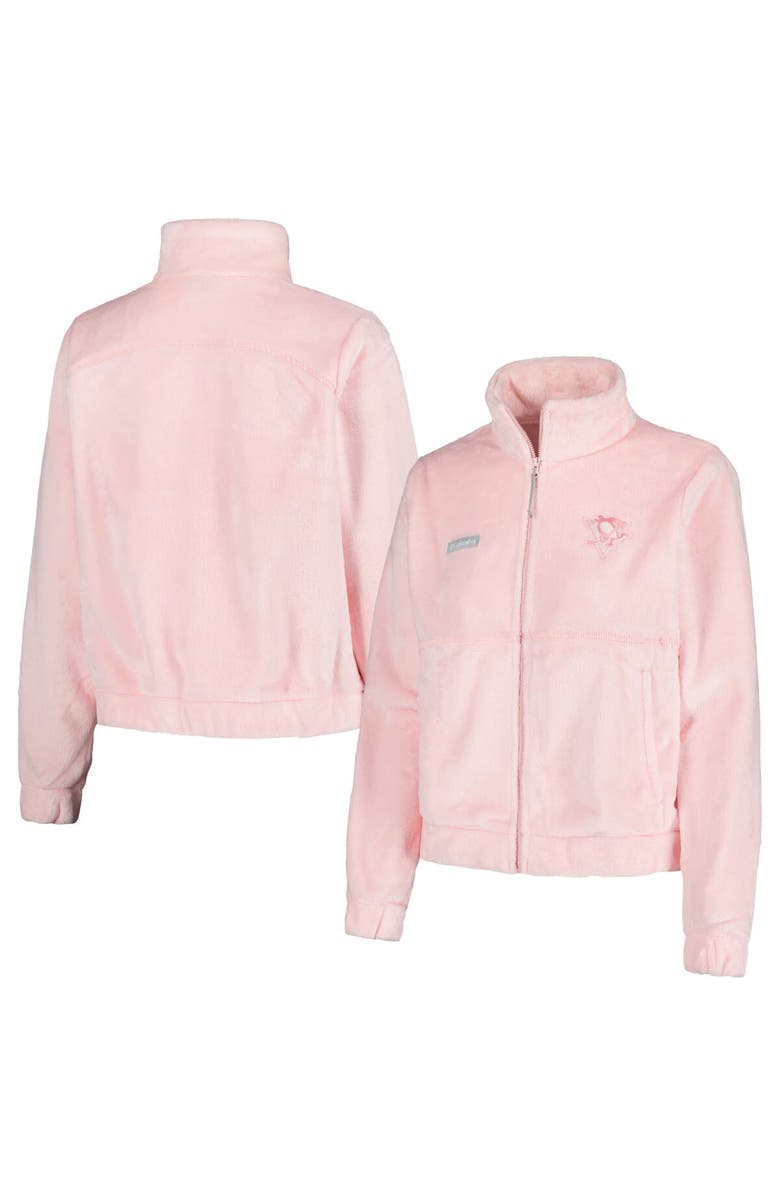 Columbia Women's Columbia Pink Pittsburgh Penguins Fire Side Full-Zip Jacket, Main, color, Pink