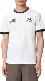 AllSaints Blighty Ringer Graphic T-Shirt