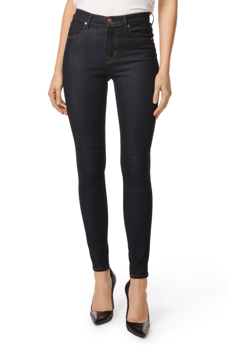 Maria High Waist Super Skinny Jeans, Main, color, AFTER DARK