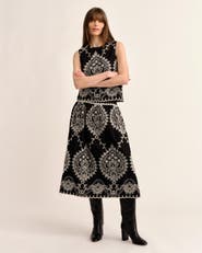 Cartolina SP26 Georgia Midi Skirt - Black