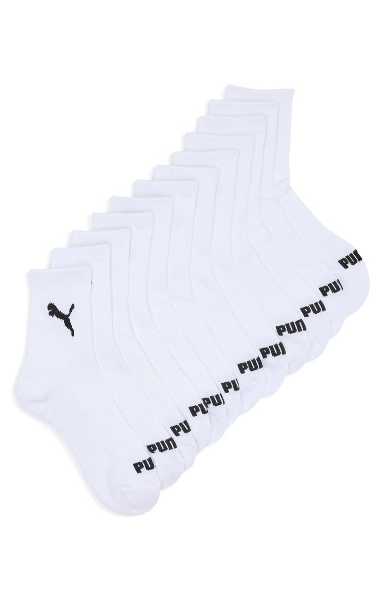 PUMA Pack of 6 Crew Socks, Main, color,