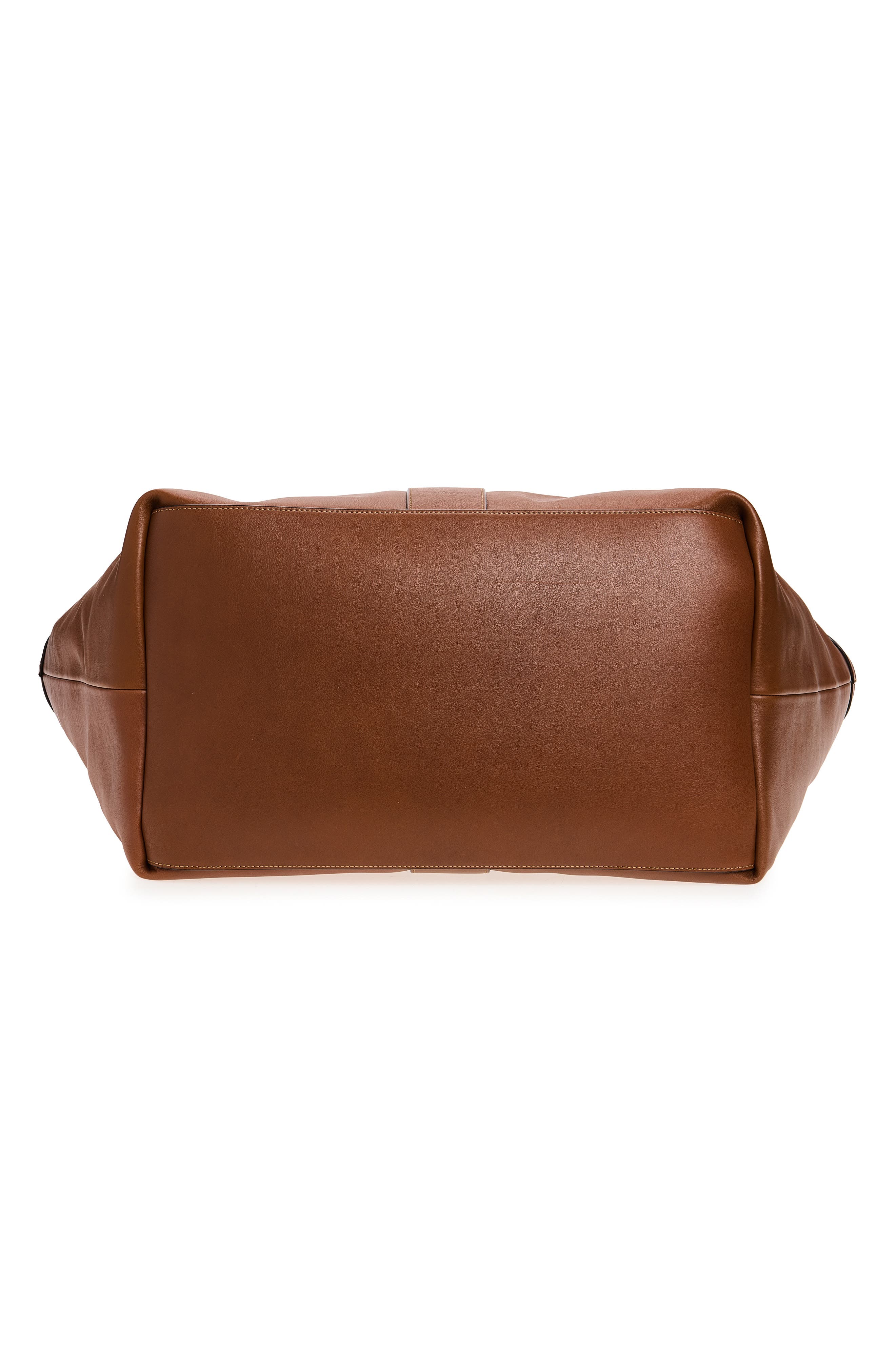 Saint Laurent Y Leather Tote, Alternate, color, Brick