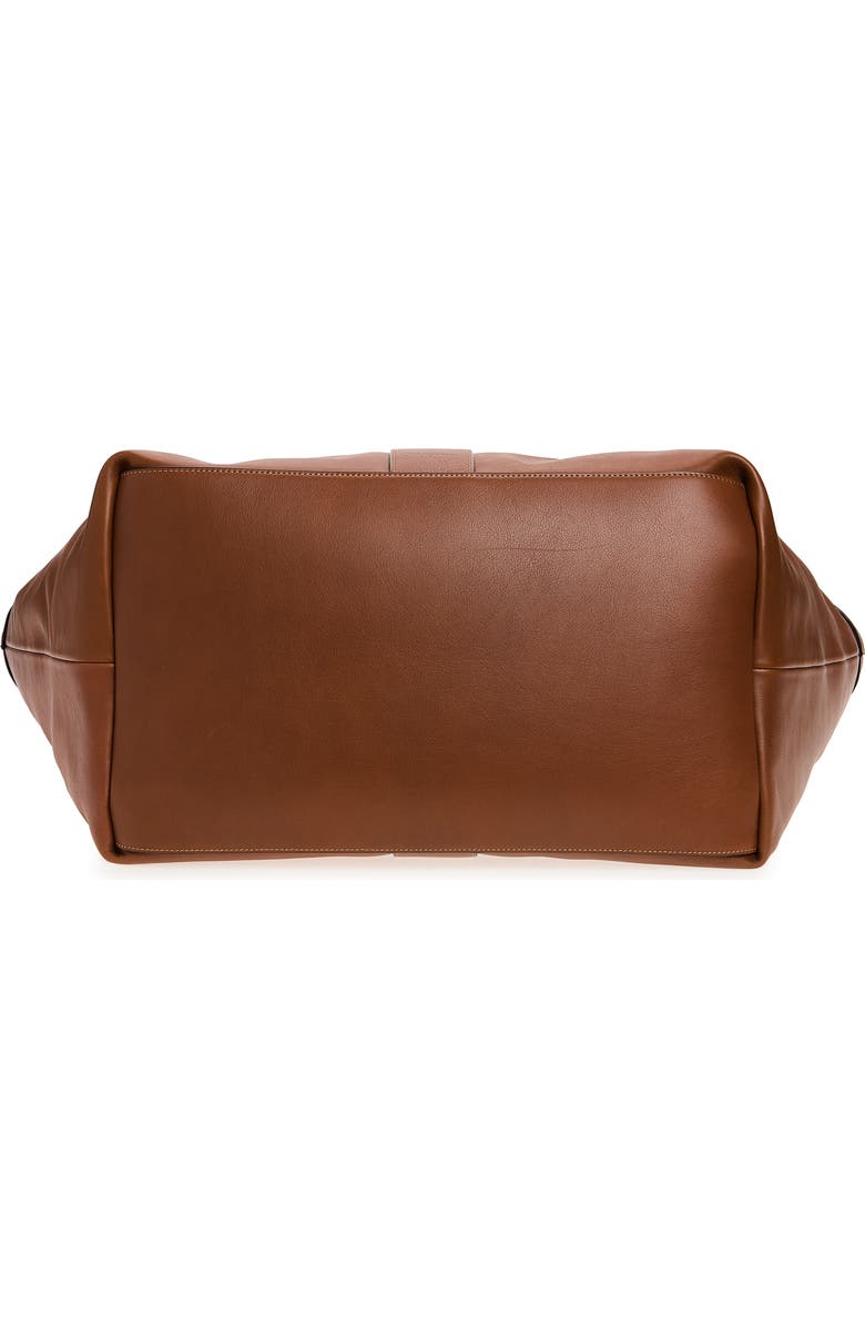 Saint Laurent Y Leather Tote, Alternate, color, Brick