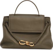 Bottega Veneta Small Ciao Ciao Knot Detail Leather Top Handle Bag