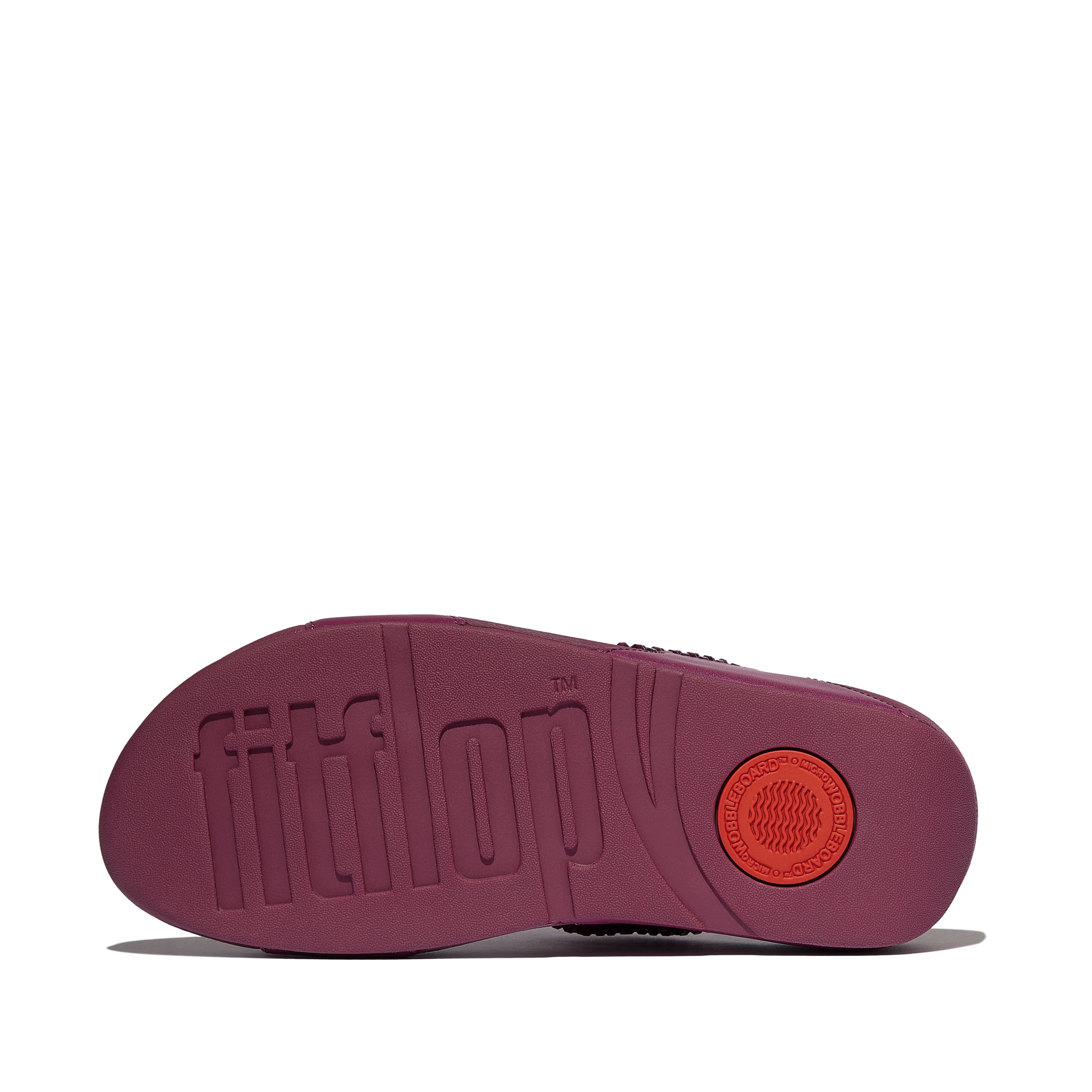 Lulu Maxi-crystal two-bar slides, Alternate, color, Ruby