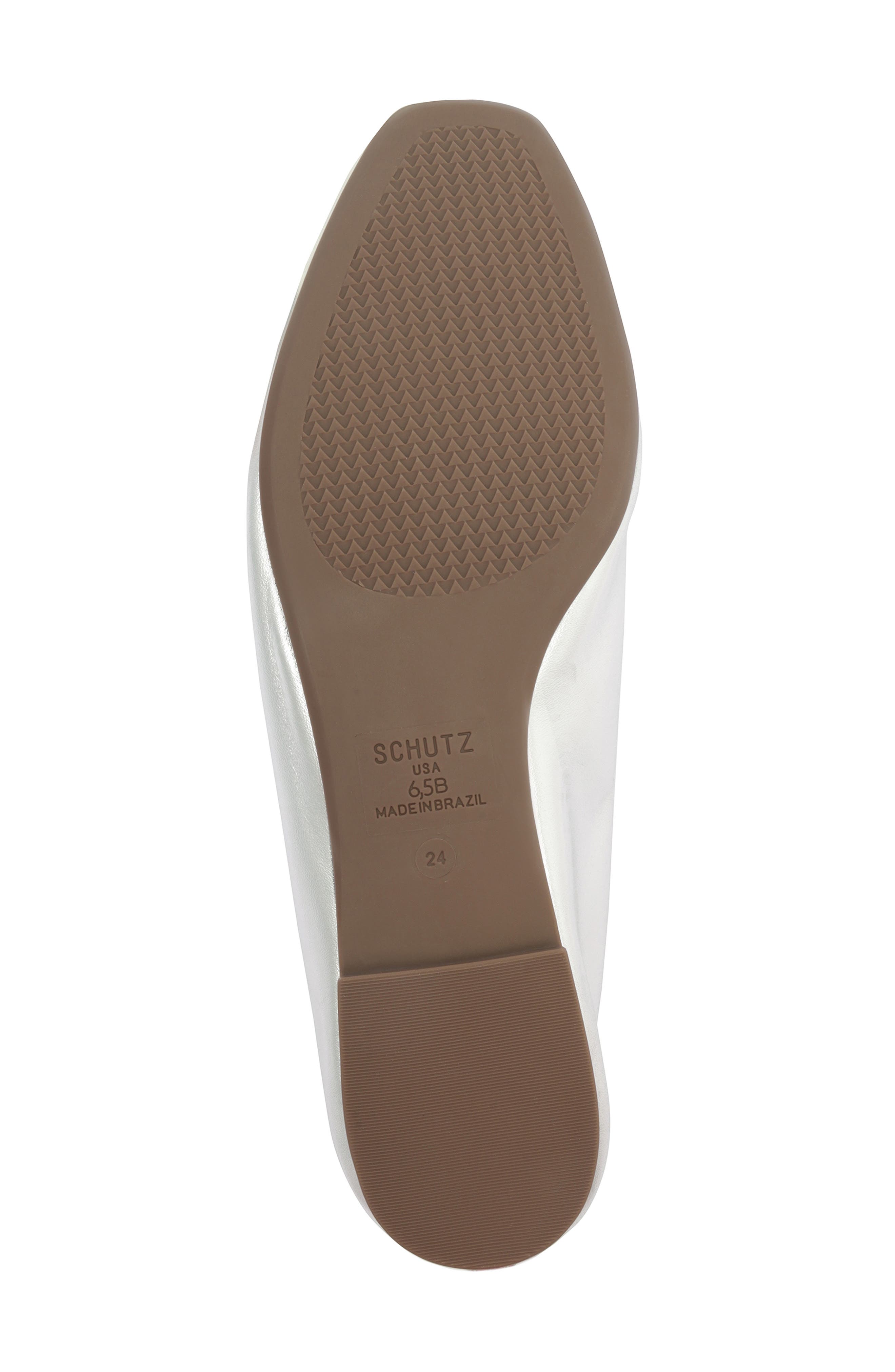 Arissa Square Toe Ballet Flat, Alternate, color, PRATA