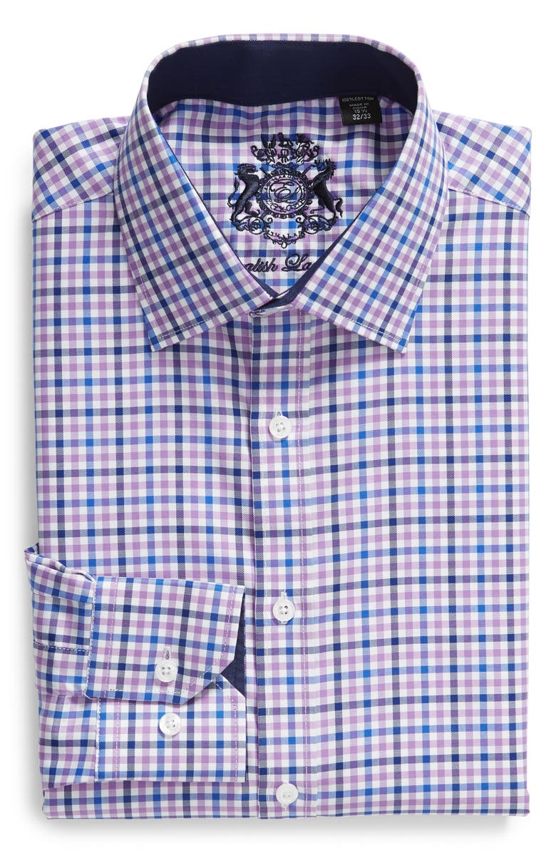 English Laundry Regular Fit Check Dress Shirt, Alternate, color,