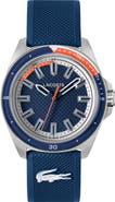 Lacoste Capbreton Silicone Strap Watch, 43mm