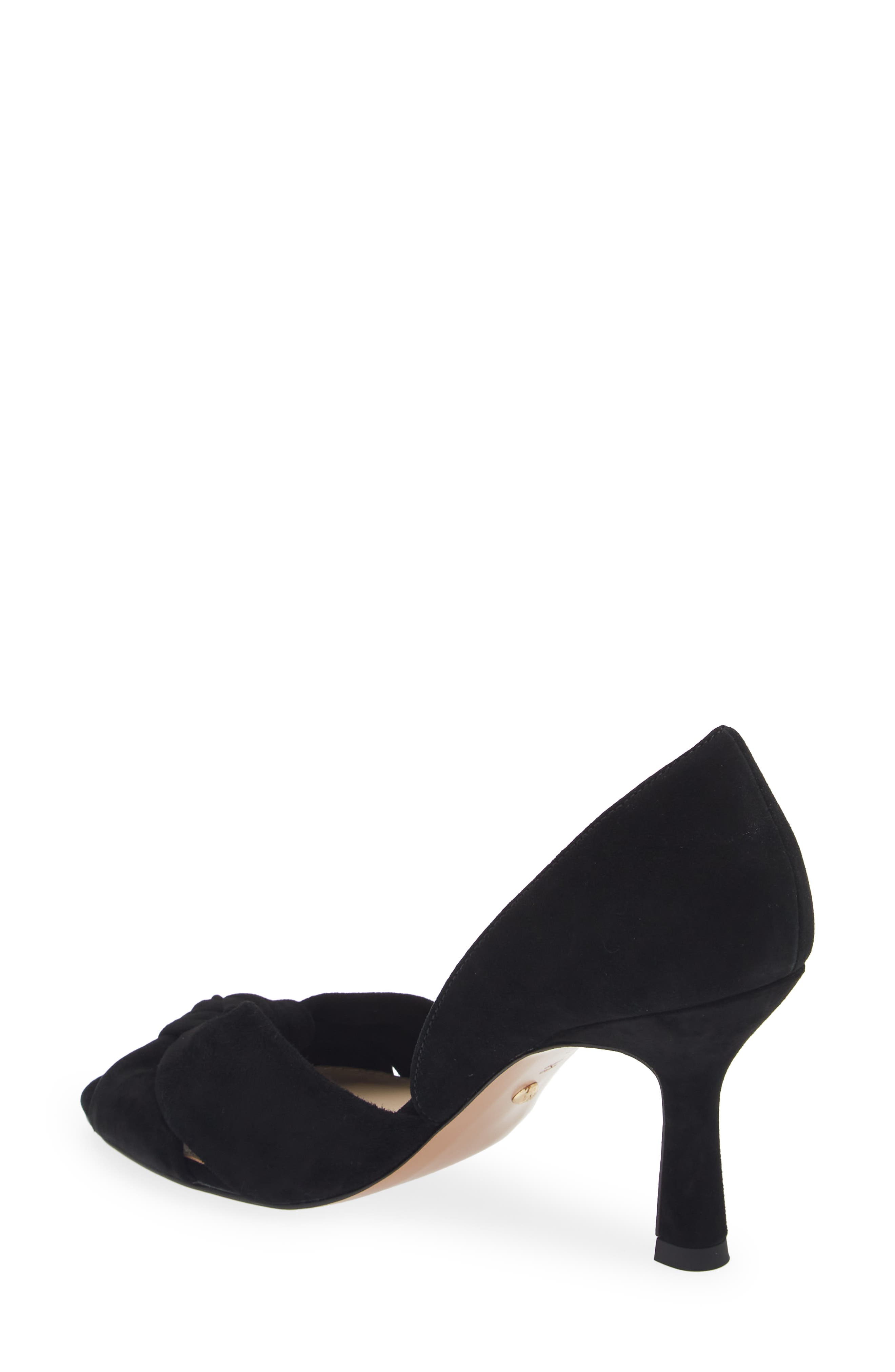 Pelle Moda Wayan Knot Detail Open Toe Pump, Alternate, color, 