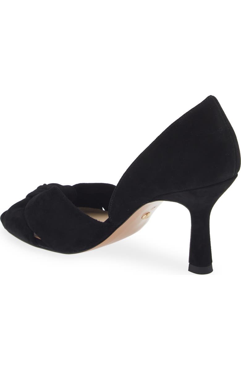 Pelle Moda Wayan Knot Detail Open Toe Pump, Alternate, color,