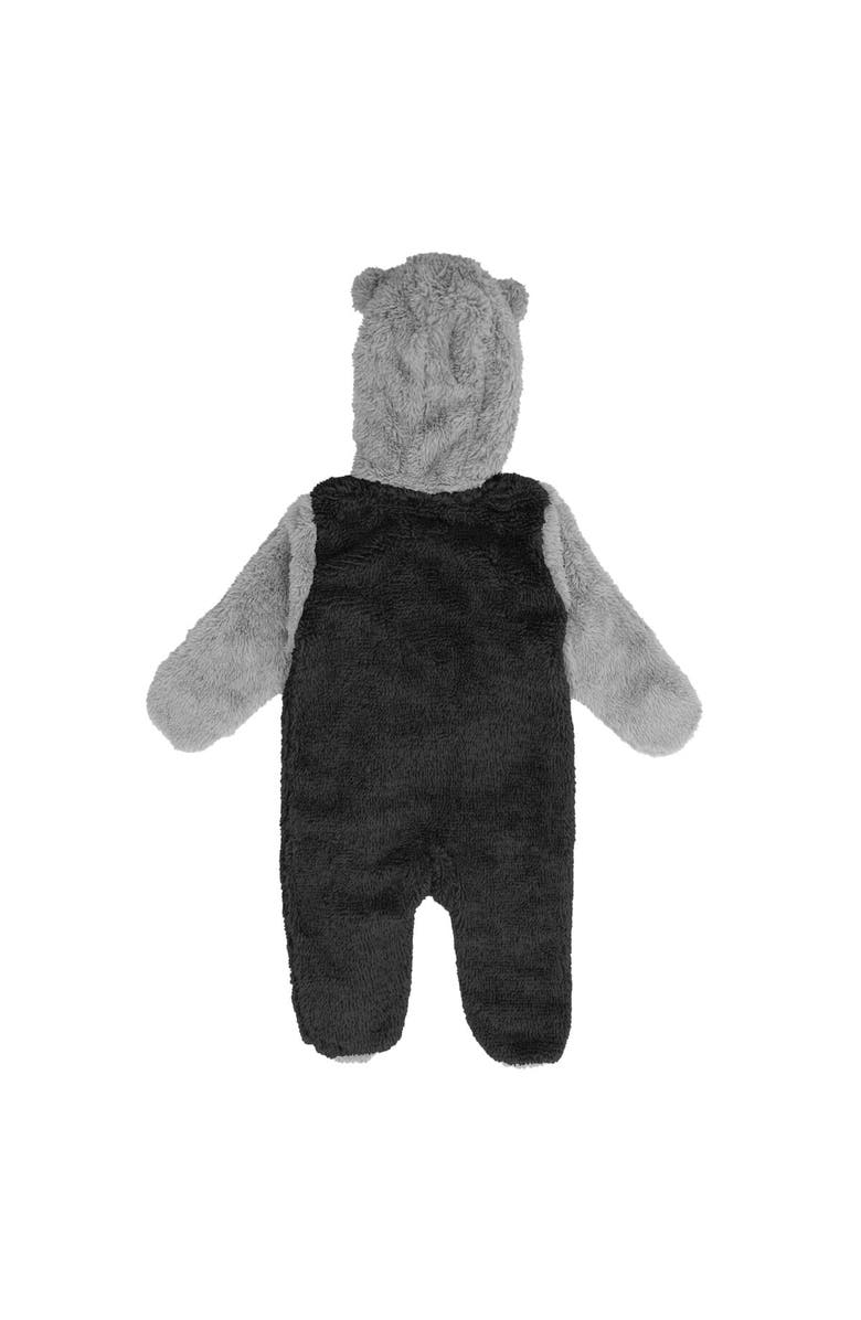 Outerstuff Newborn & Infant Black Carolina Hurricanes Game Nap Teddy Fleece Bunting Full-Zip Sleeper, Alternate, color, 