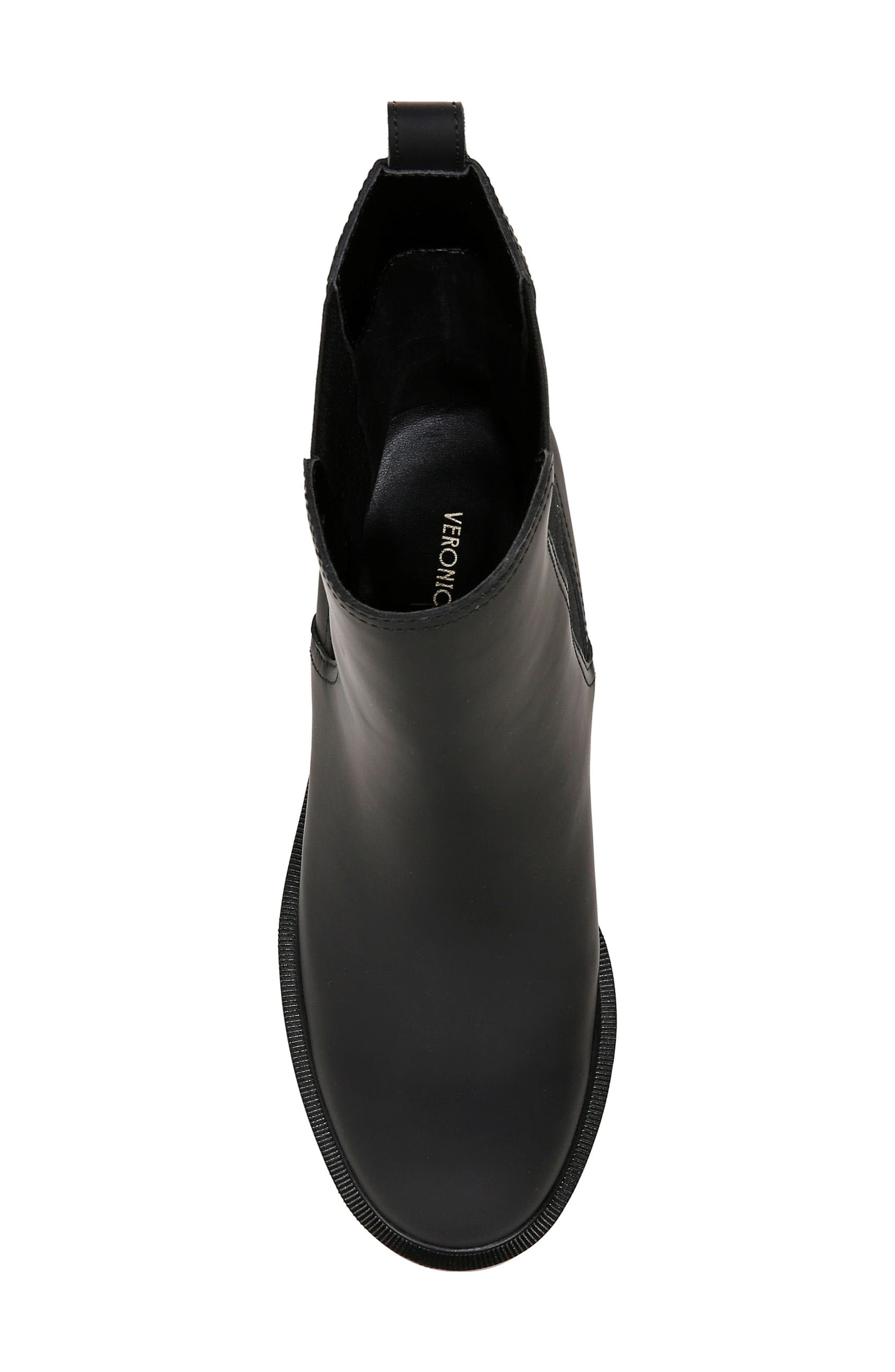 Veronica Beard Riley Water Repellent Chelsea Boot, Alternate, color, Black