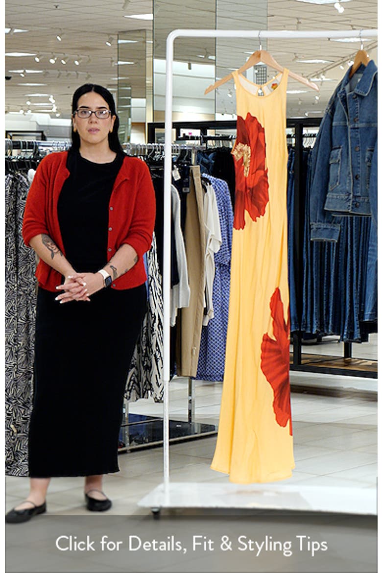 Poppy Flowers Maxi Dress video