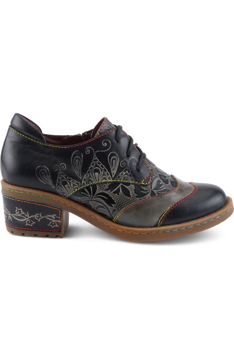 L'Artiste by Spring Step Briteetoe Wingtip Derby Pump, Alternate, color,