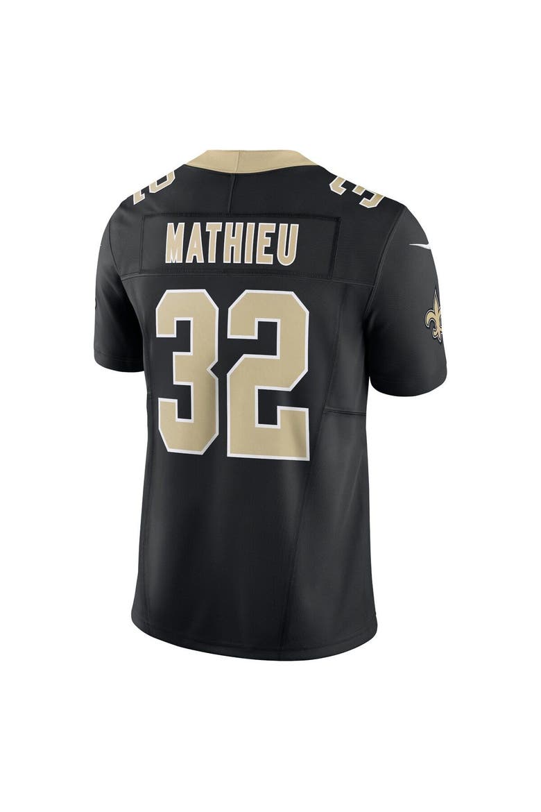 Men's Nike Tyrann Mathieu Black New Orleans Saints Vapor F.U.S.E. Limited Jersey, Alternate, color, Black