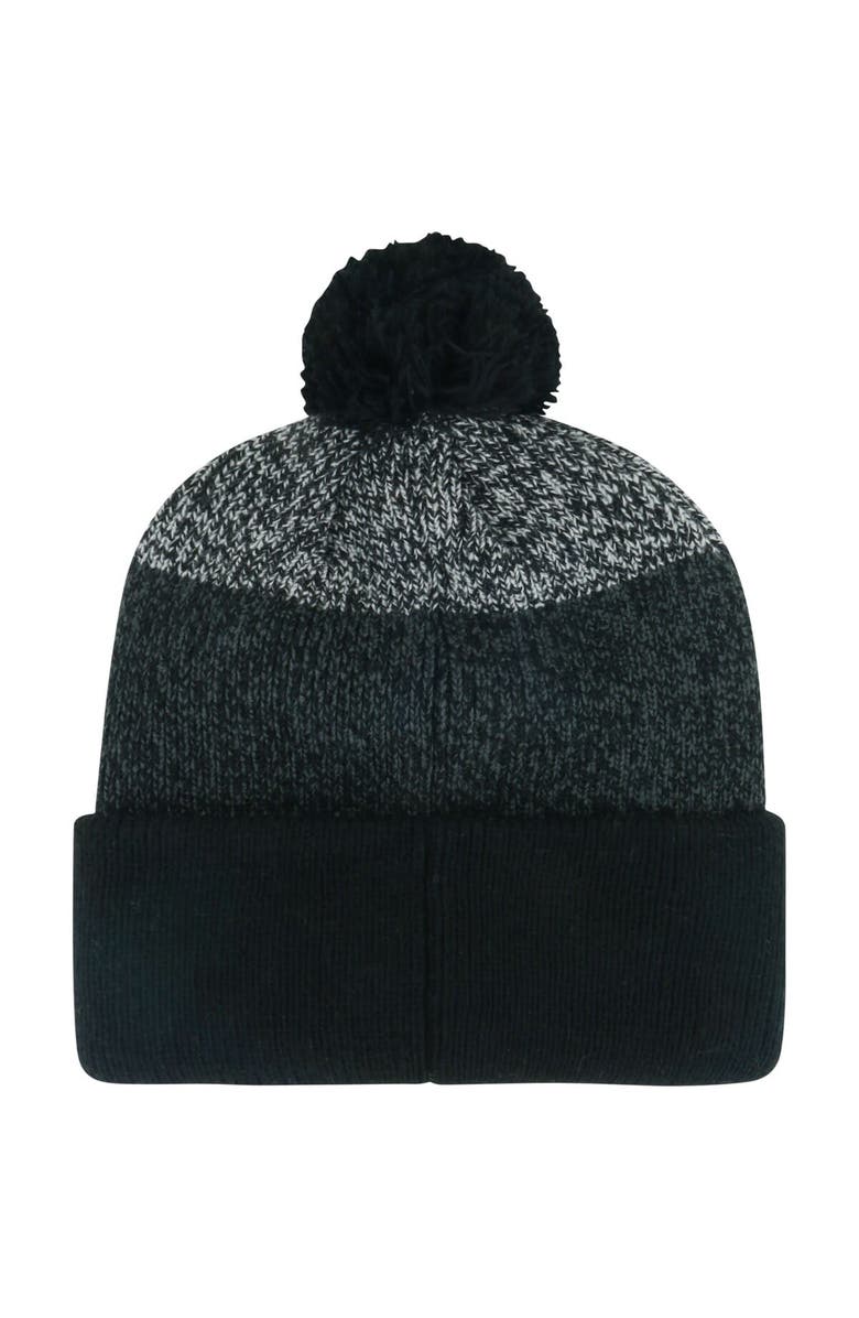 '47 Men's '47 Black San Francisco Giants Darkfreeze Cuffed Knit Hat with Pom, Alternate, color, 