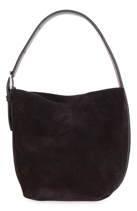Petite Belted Suede Tote