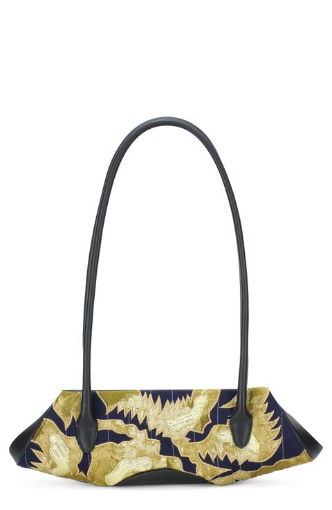 Elizabeth Mini Leather Baguette