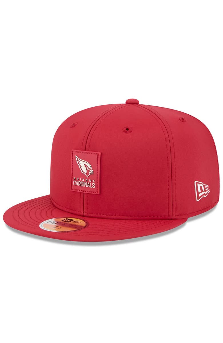 New Era Men's New Era Cardinal Arizona Cardinals 2025 Sideline 59FIFTY Fitted Hat, Main, color, Cardinal