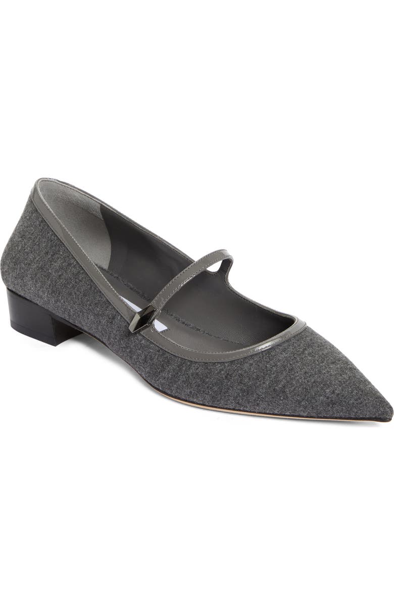 Jimmy Choo Carolyn Pointed Toe Mary Jane Flat, Main, color,
