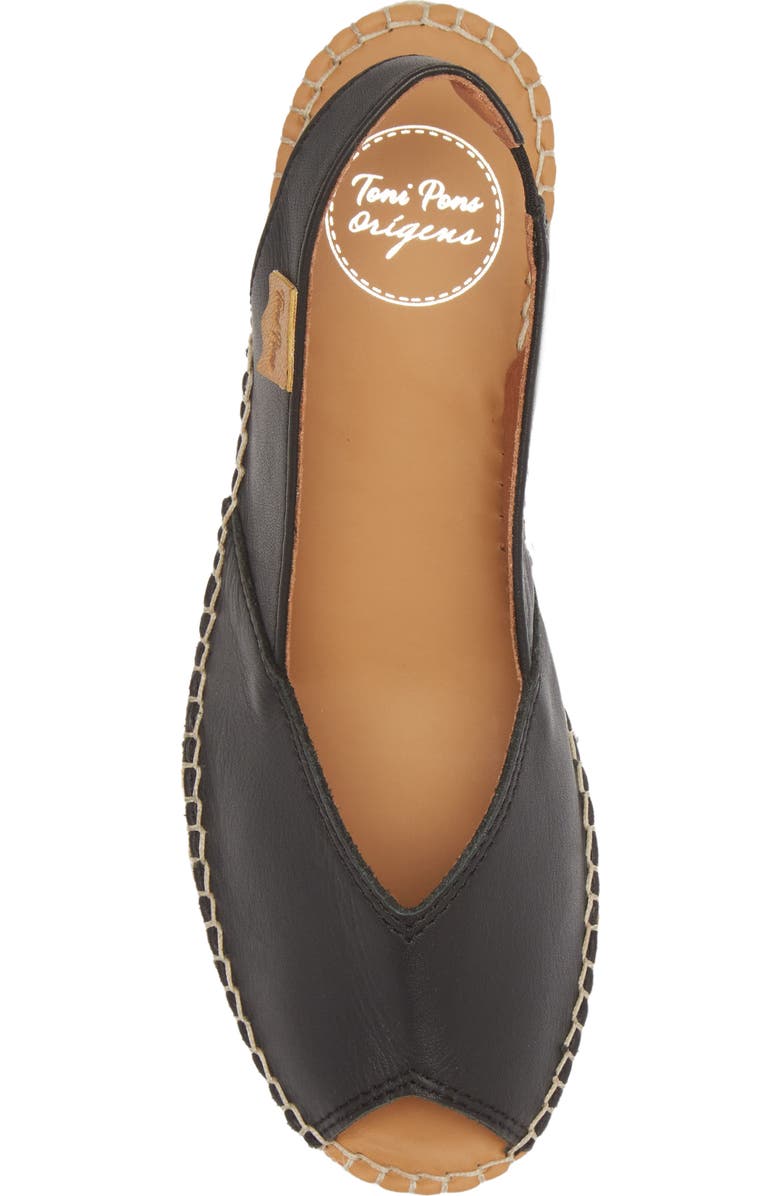 Toni Pons Bernia Espadrille Wedge, Alternate, color, Negre/ Black