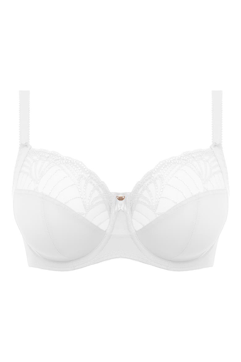 Adelle Underwire Side Support Bra, Alternate, color, WHITE
