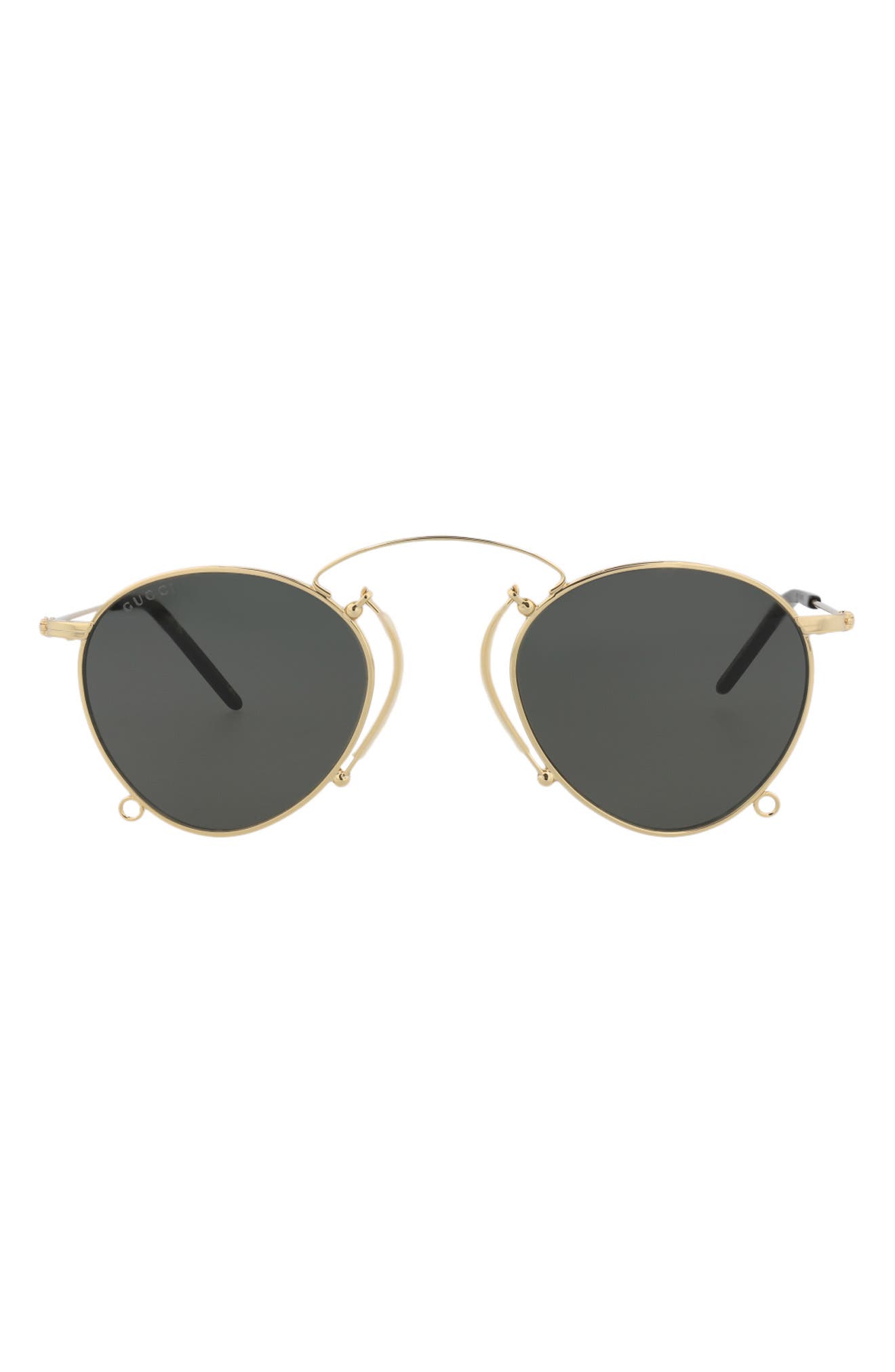 Novelty 48mm Round Sunglasses