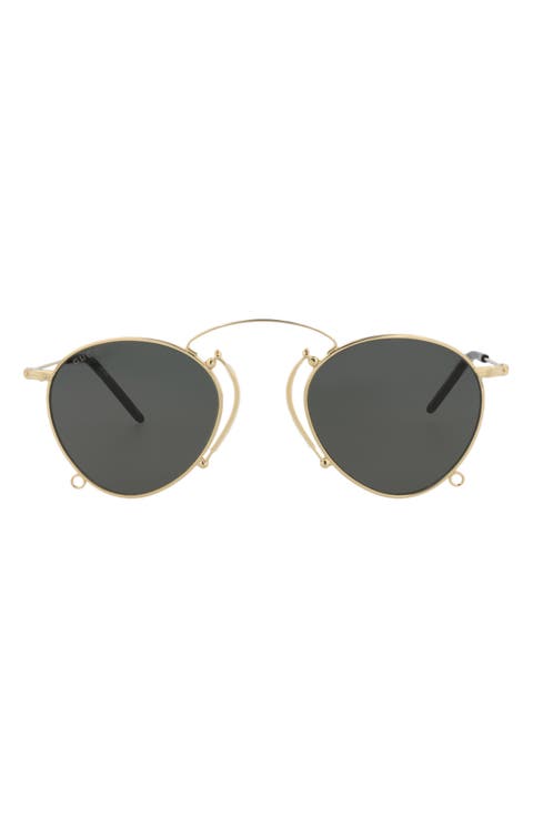 Novelty 48mm Round Sunglasses
