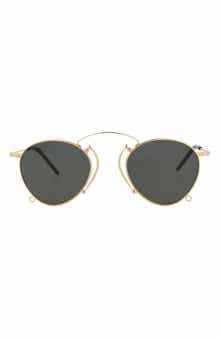 Novelty 48mm Round Sunglasses
