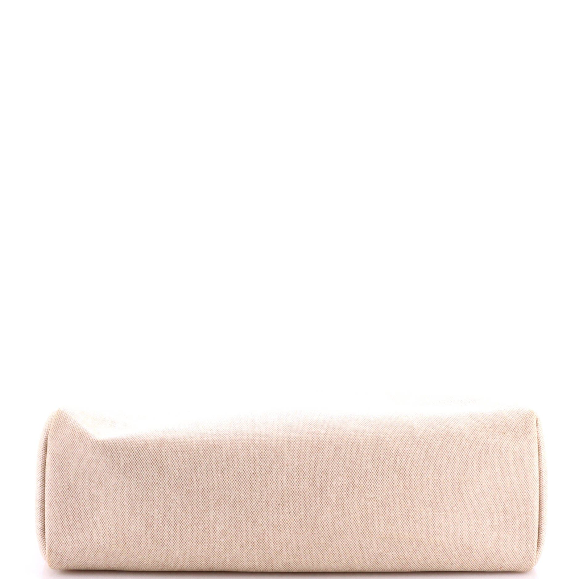 Herbag Toile and Leather GM, Alternate, color, White