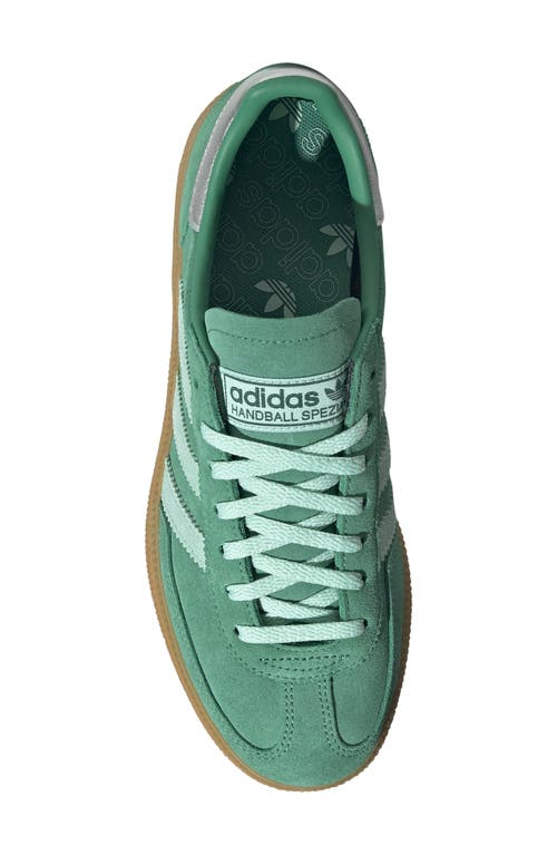 Adidas Originals Adidas Handball Spezial Sneakers In Court Green/mint/gum