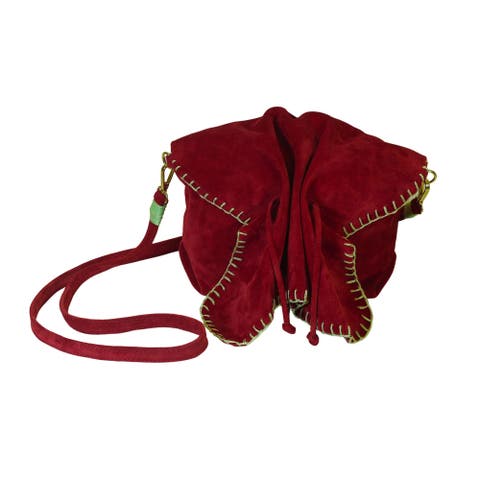 Medium Butterfly Suede Leather Bag