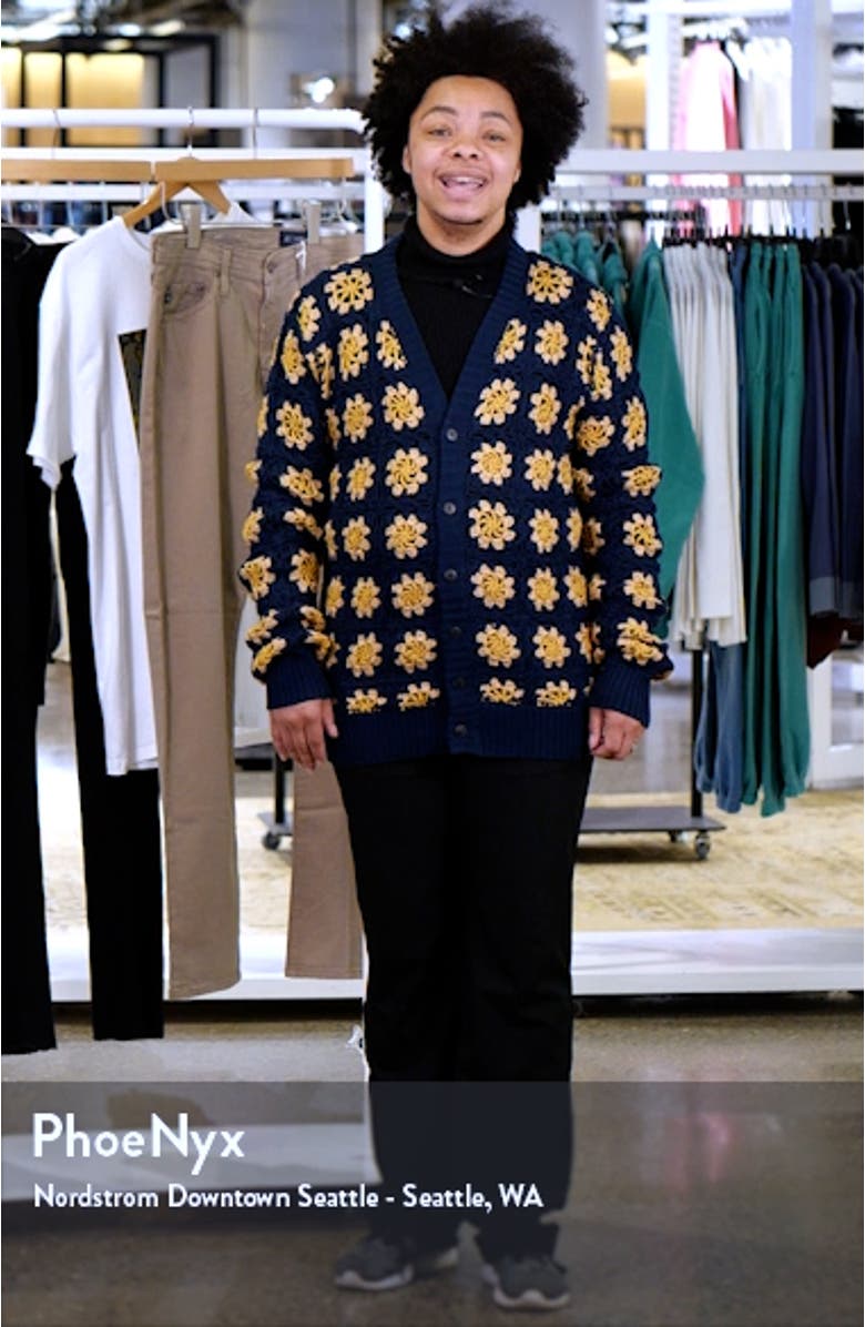 Floral Crocheted Cardigan, sales video thumbnail