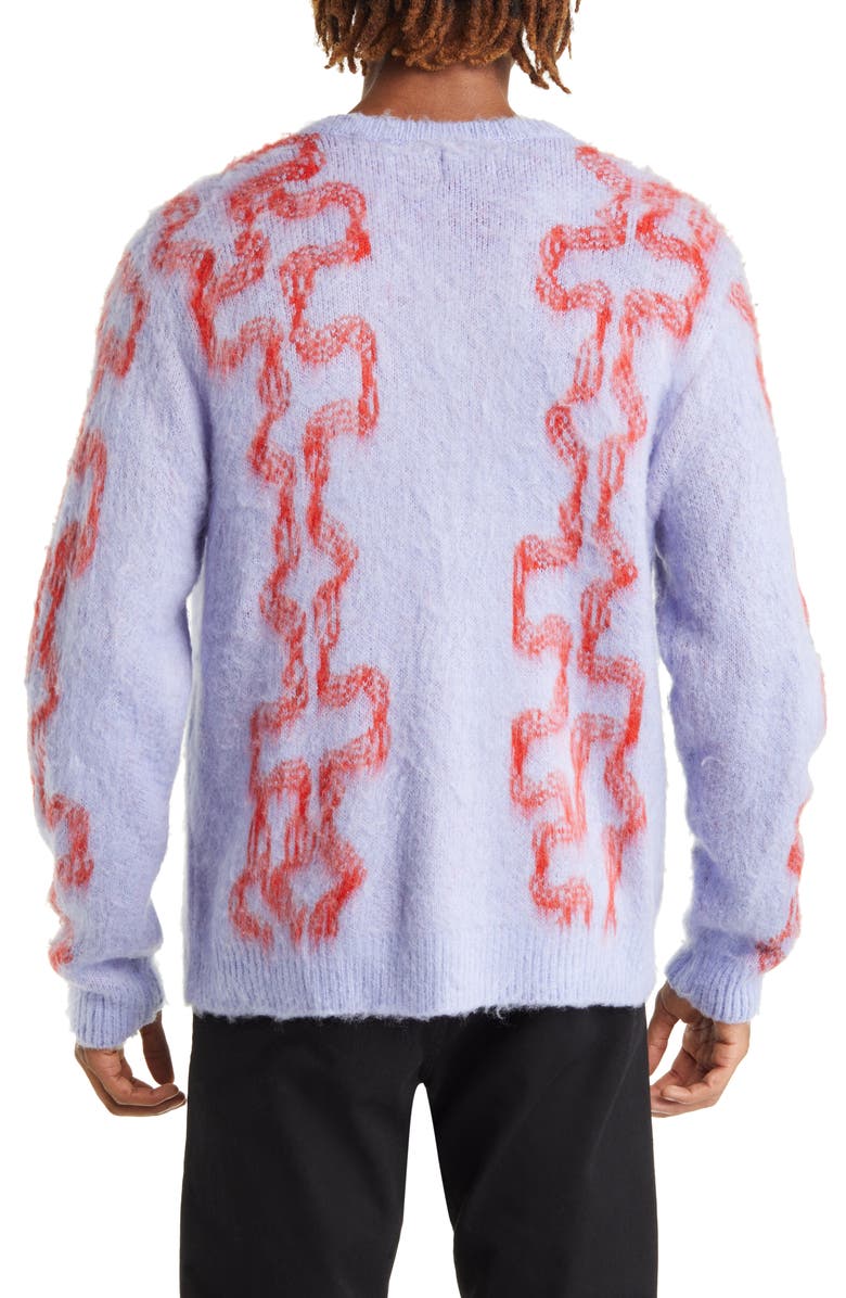Obey Temple Cardigan, Alternate, color, 