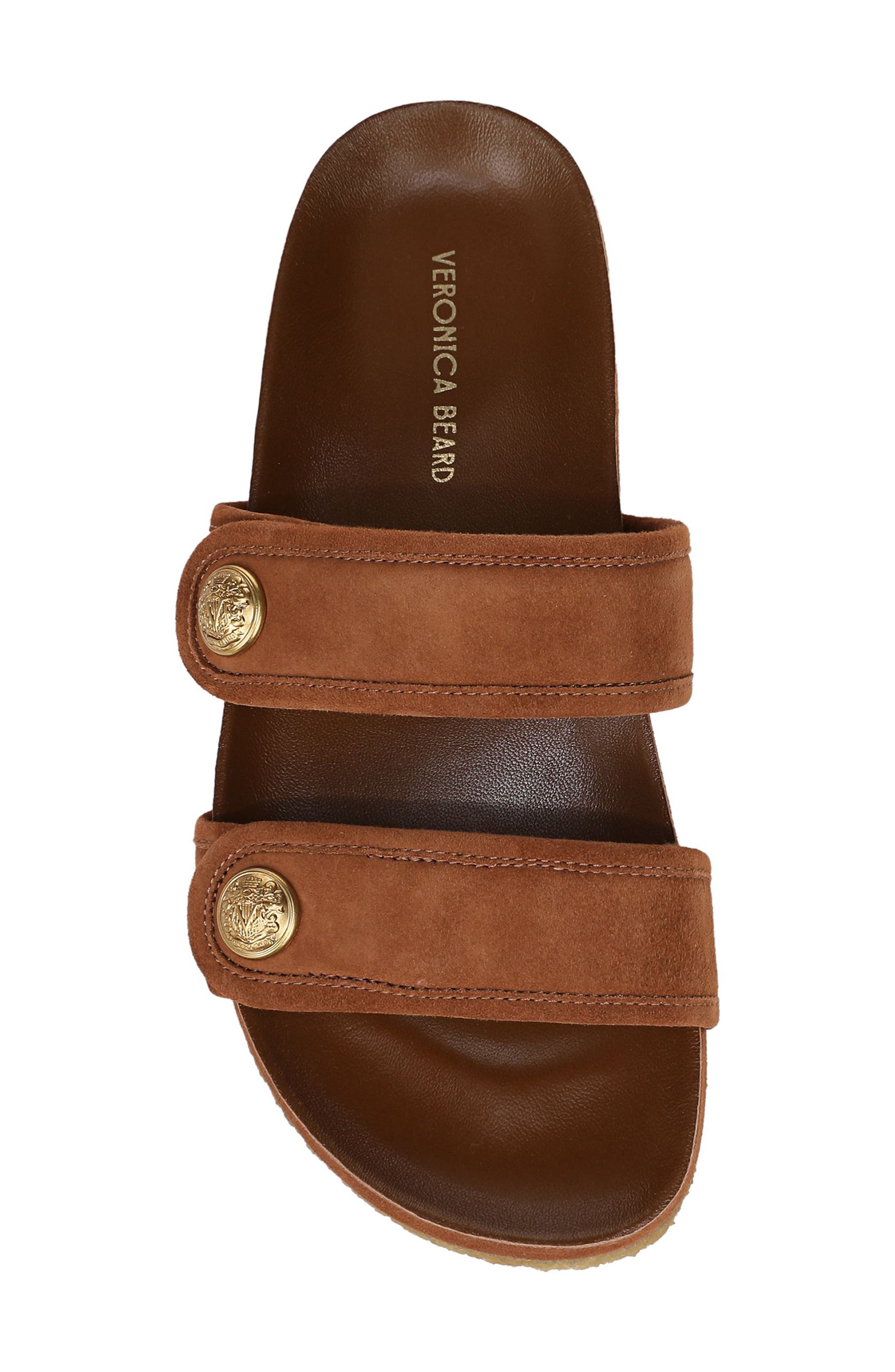 Percey Slide Sandal, Alternate, color, HAZELWOOD