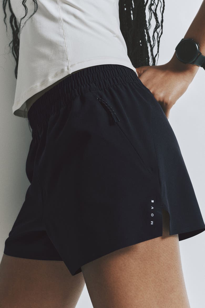 Regular-fit Track Shorts With Pockets, Alternate, color, Black