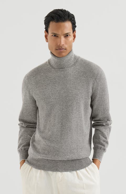 Cashmere turtleneck sweater