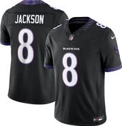 Nike Men's Nike Lamar Jackson Black Baltimore Ravens Alternate Alternate Vapor F.U.S.E. Stitched Limited Jersey