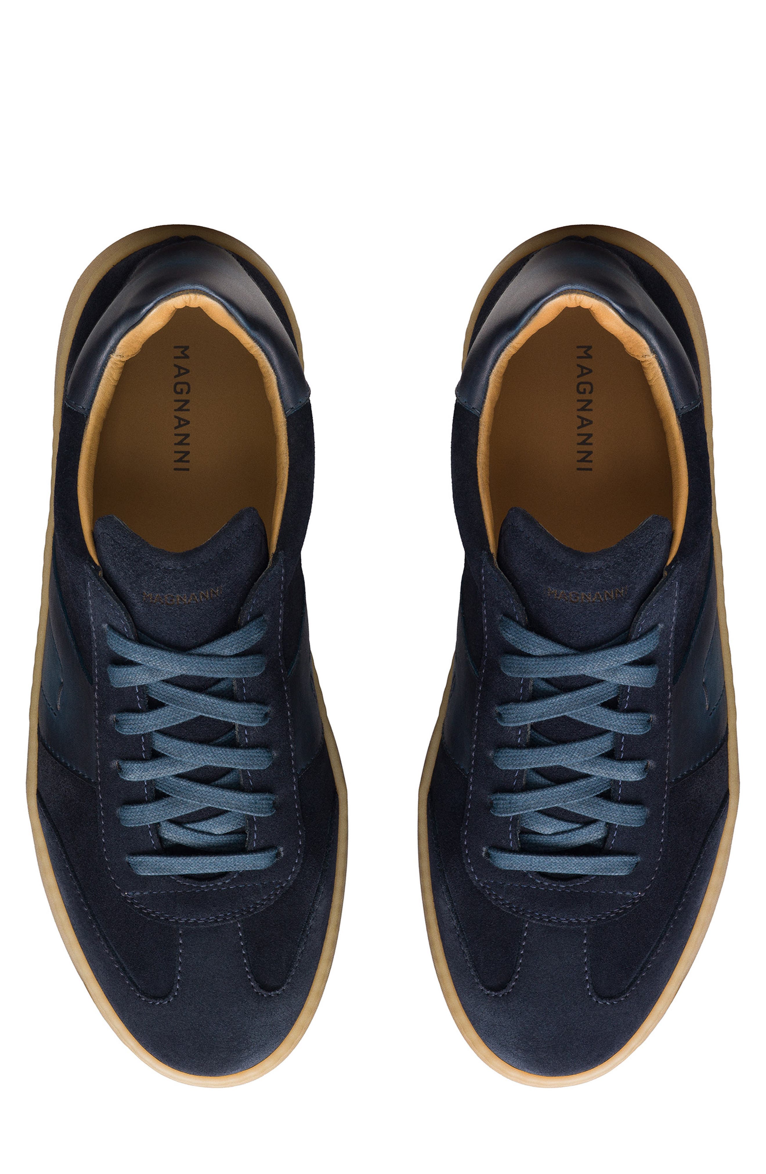 Magnanni Primera Sneaker, Alternate, color, Navy