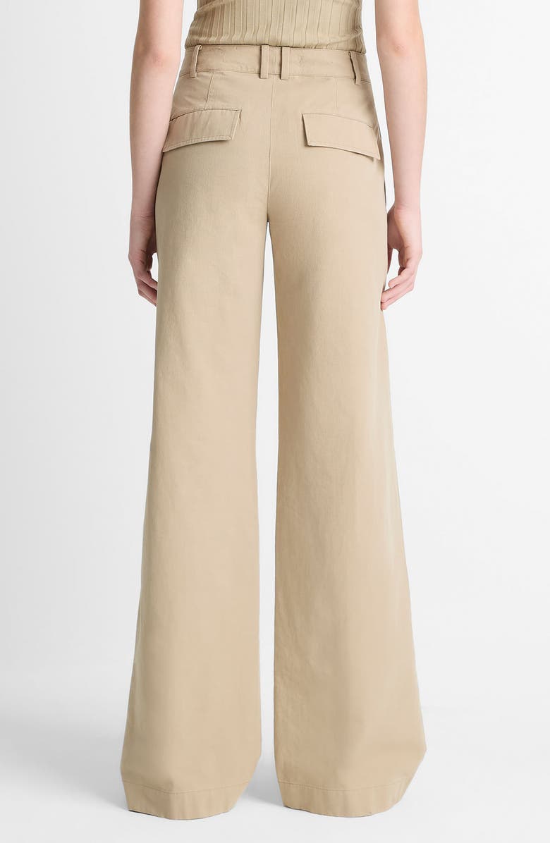 Vince Cotton Wide Leg Pants, Alternate, color, Mojave