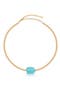 Turquoise Pendant Bead Necklace