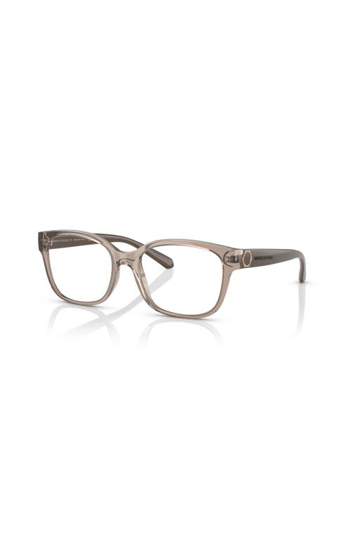 Armani Exchange 53mm Rectangle Optical Glasses In Neutral