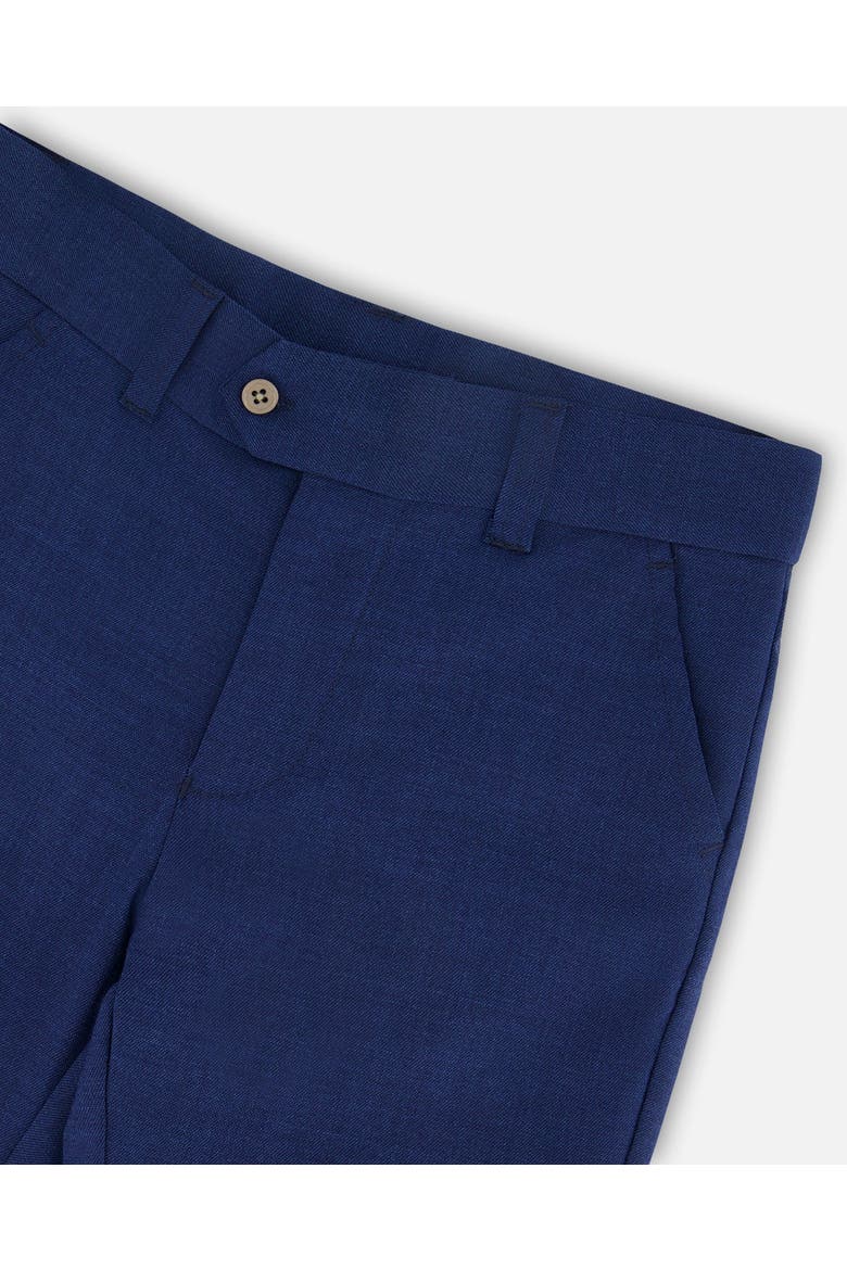 Button and Zipper Classic Pants, Alternate, color, Blue