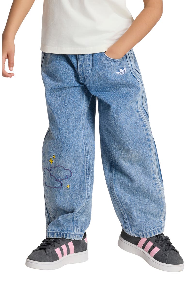 Kids' Loose Leg Jeans, Alternate, color, LIGHT DENIM