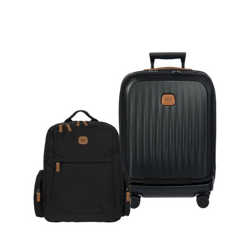 2 Piece Set - Taormina Front Pocket 21" Carry-On Spinner & X-Travel Nomad Backpack