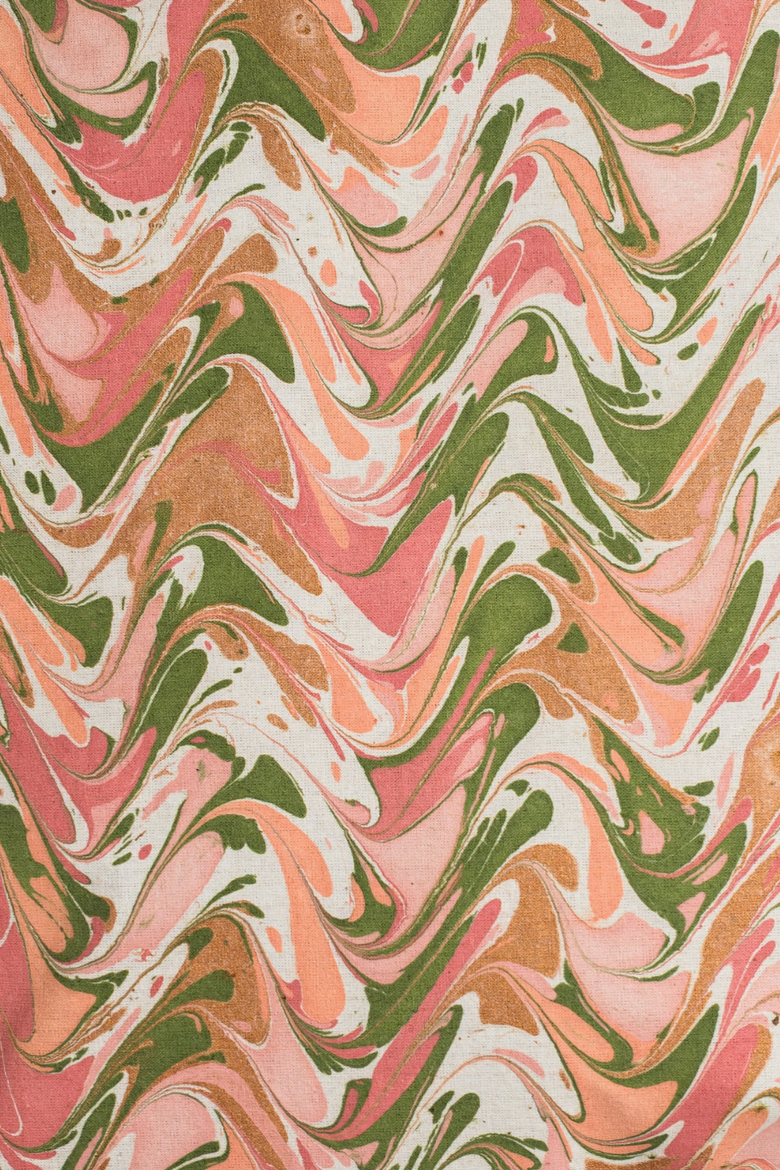 Peony Bloom Hand-Marbled Square Pillow - Cover Only, Alternate, color, Peony Bloom