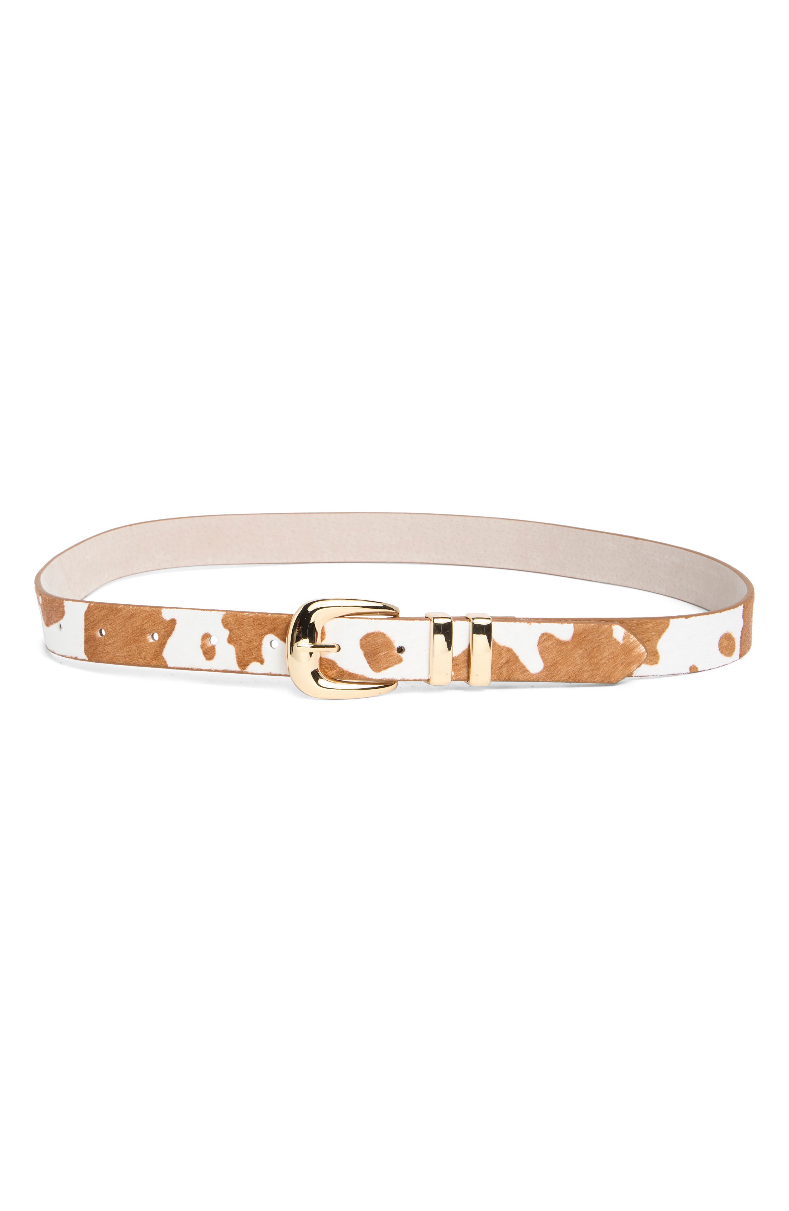Genuine Calf Hair Belt