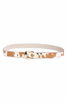 Genuine Calf Hair Belt